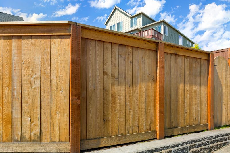 Completed Wooden Fence